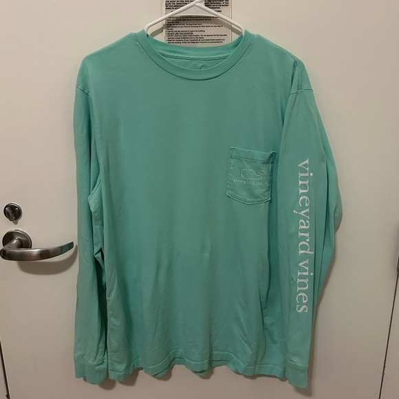 Vineyard Vines Long Sleeve Vintage Pocket Tee - Picture 1 of 2